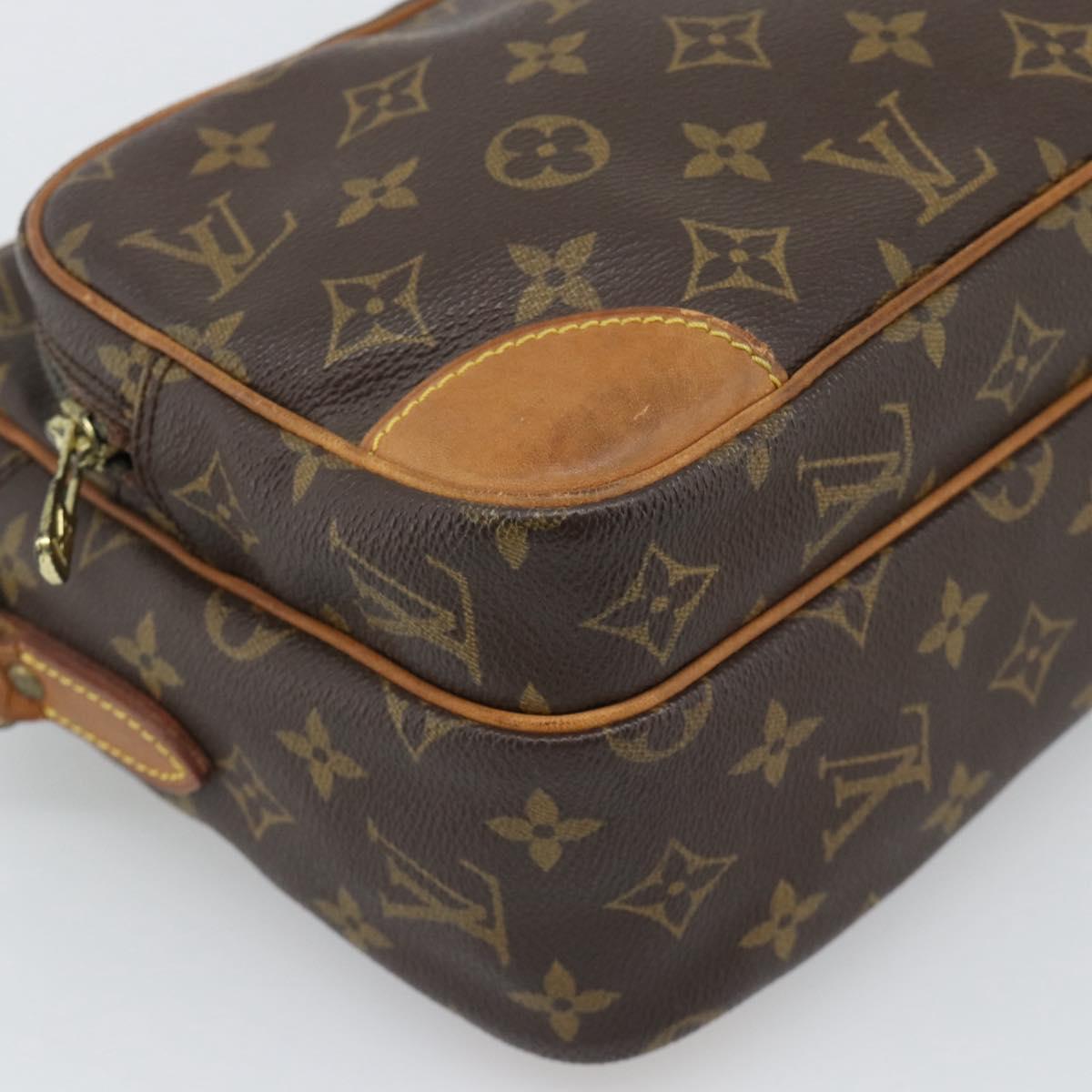 LOUIS VUITTON Monogram Nile Shoulder Bag M45244 LV Auth hk3964