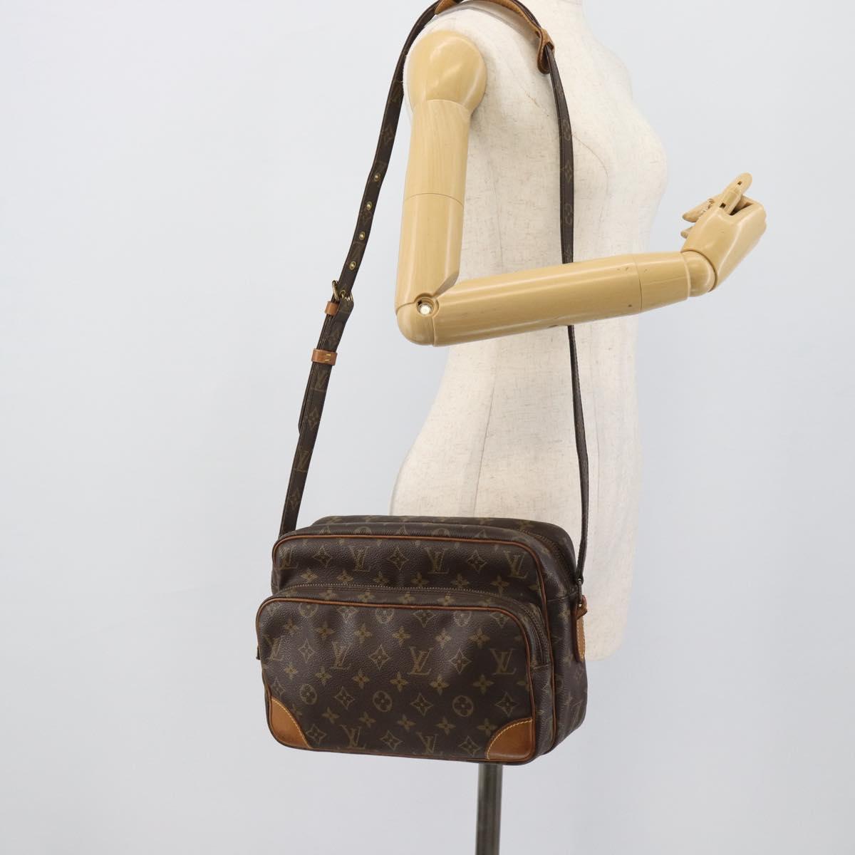 LOUIS VUITTON Monogram Nile Shoulder Bag M45244 LV Auth hk3964