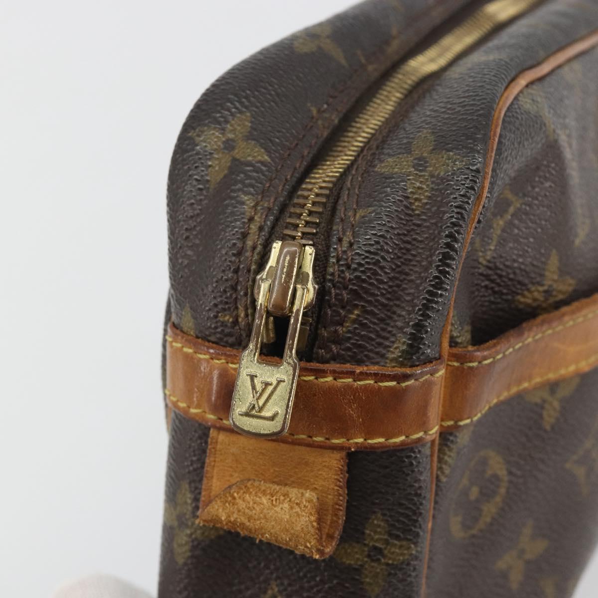 LOUIS VUITTON Monogram Compiegne 28 Clutch Bag M51845 LV Auth hk3965