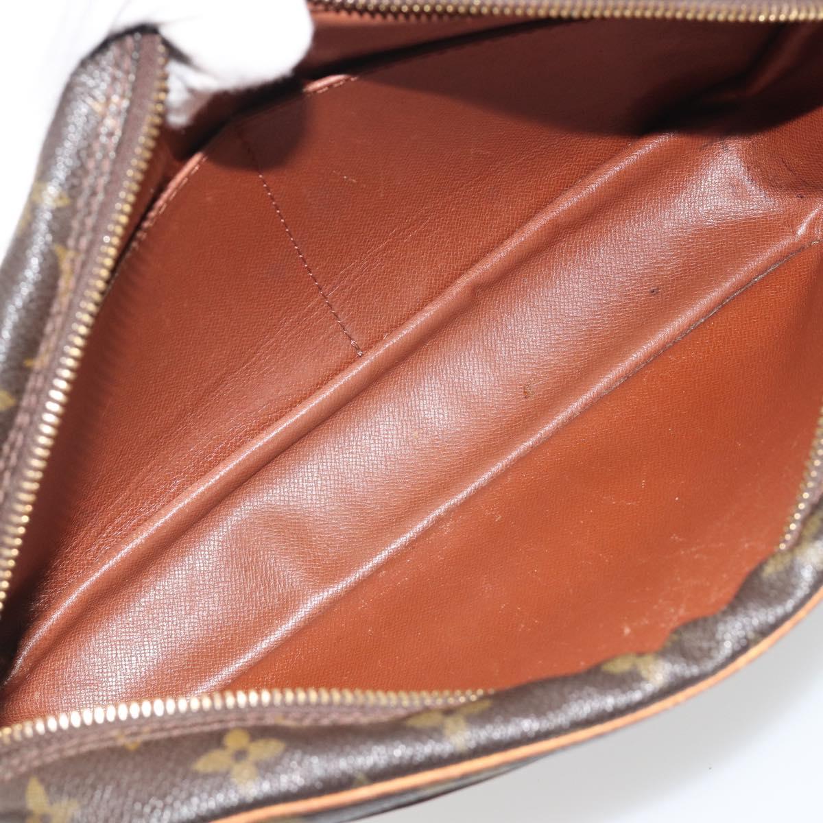 LOUIS VUITTON Monogram Compiegne 28 Clutch Bag M51845 LV Auth hk3965