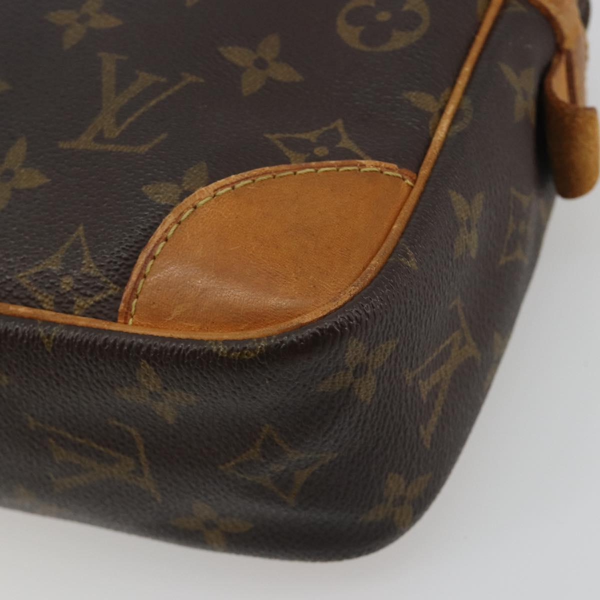 LOUIS VUITTON Monogram Compiegne 28 Clutch Bag M51845 LV Auth hk3965