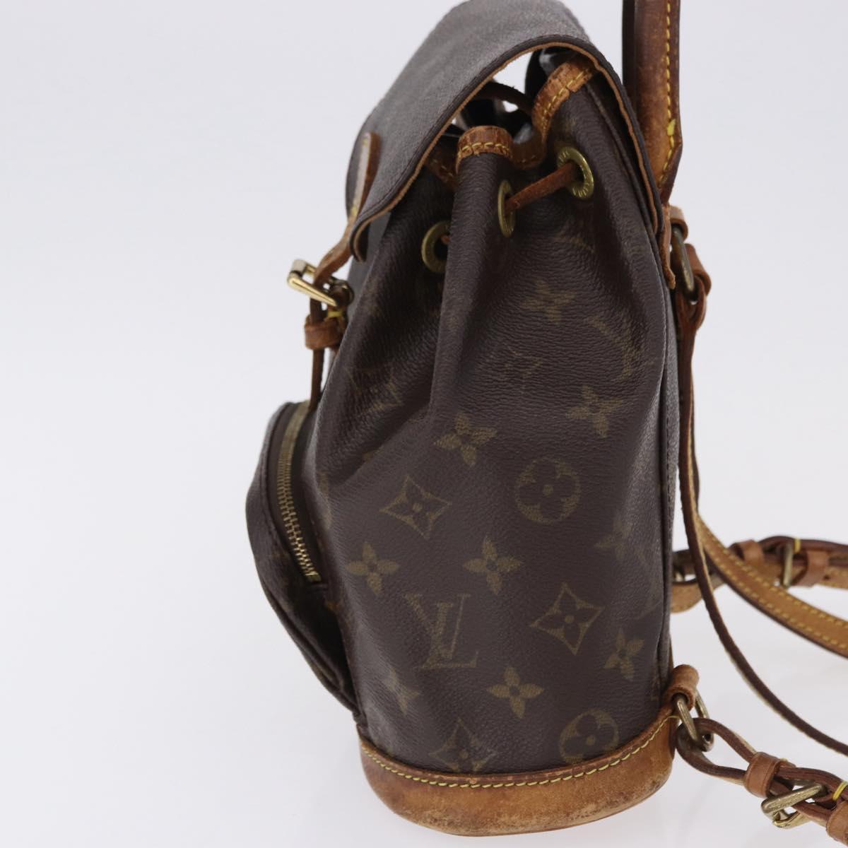LOUIS VUITTON Monogram Montsouris PM Backpack M51137 LV Auth hk3968