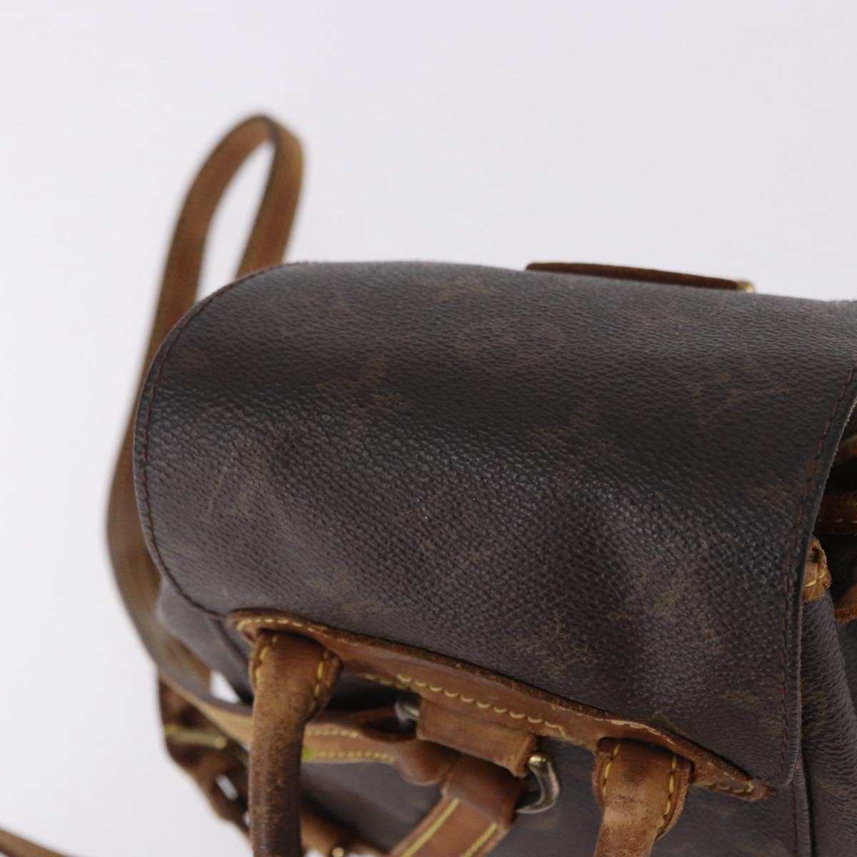 LOUIS VUITTON Monogram Montsouris PM Backpack M51137 LV Auth hk3968