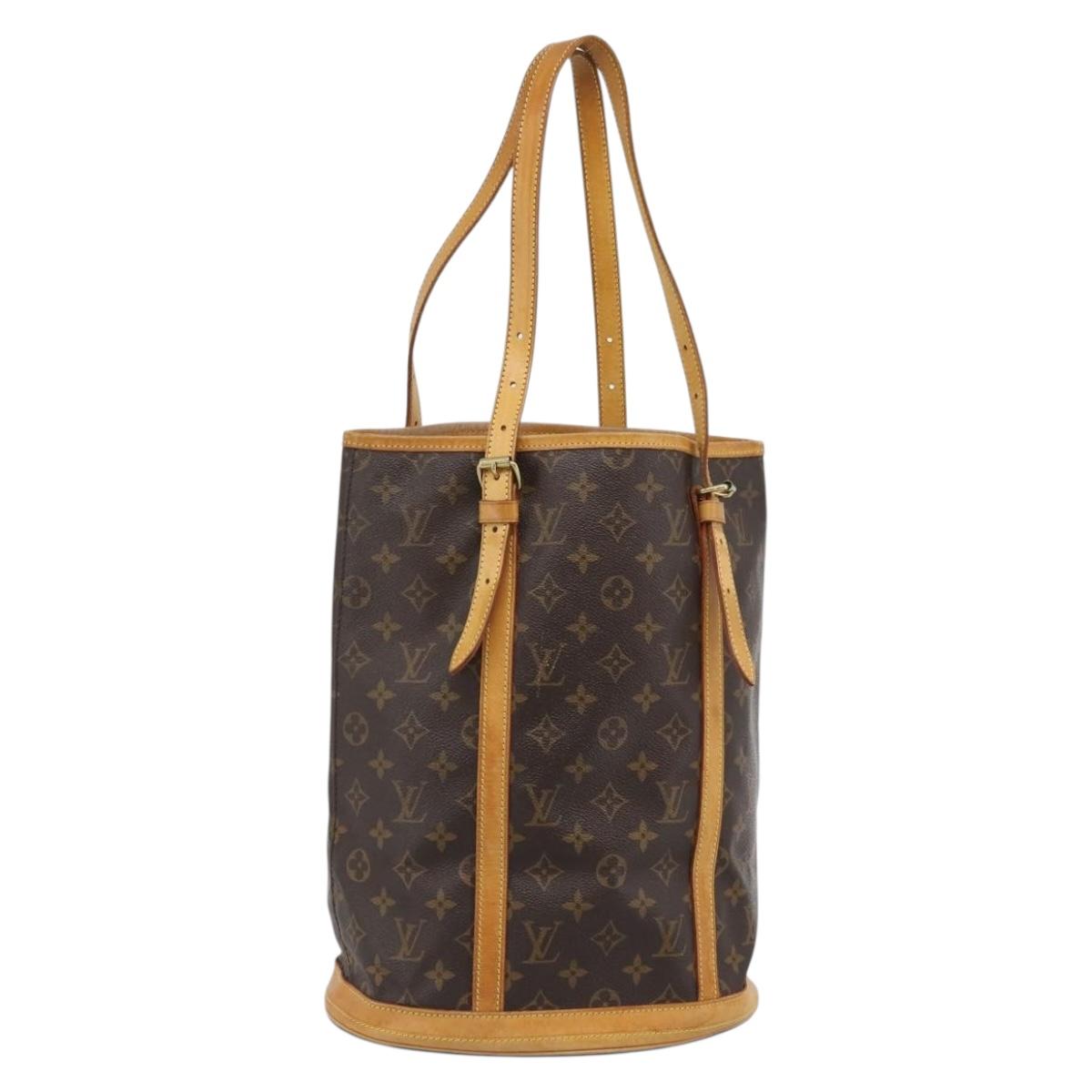 LOUIS VUITTON Monogram Bucket GM Shoulder Bag M42236 LV Auth hk3969