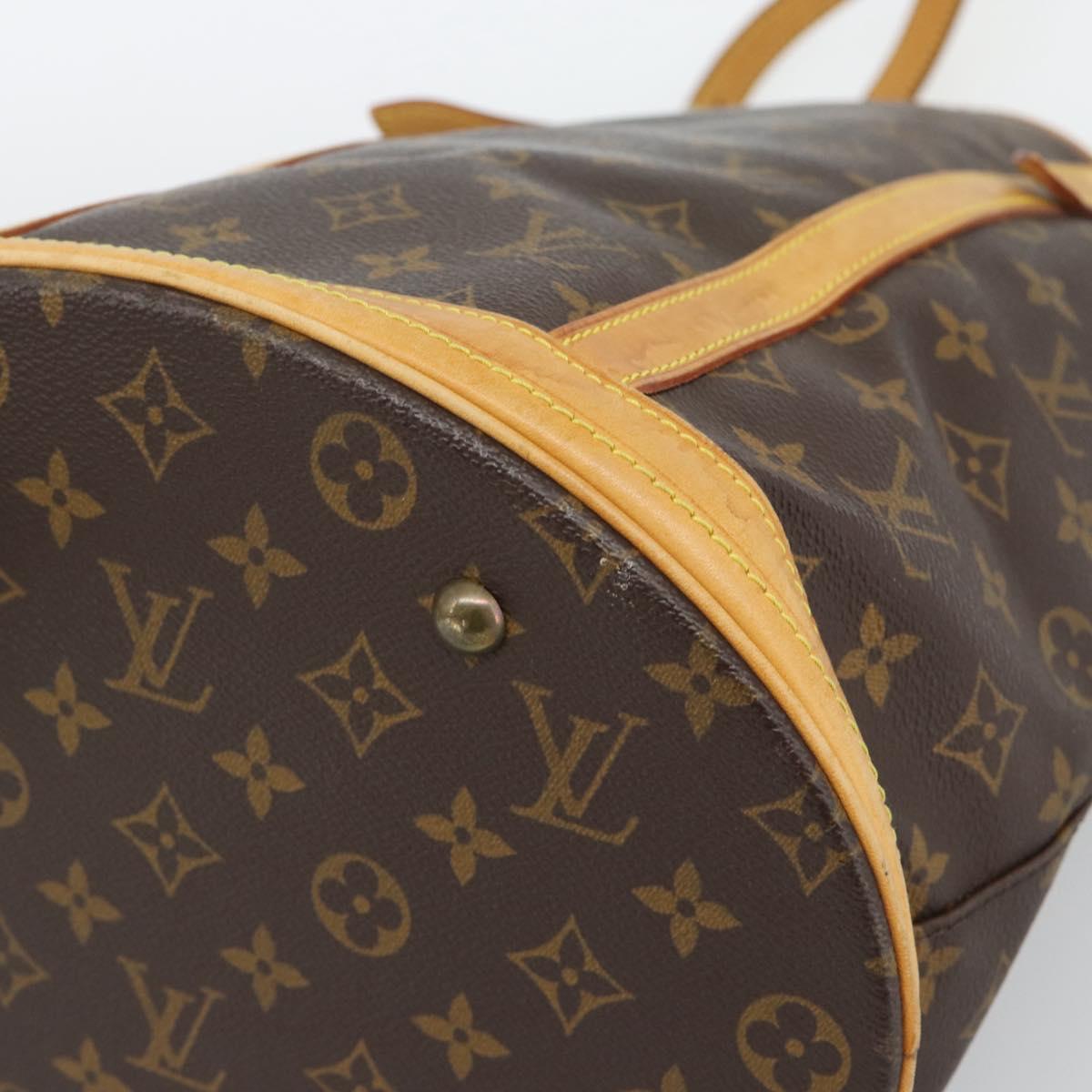 LOUIS VUITTON Monogram Bucket GM Shoulder Bag M42236 LV Auth hk3969