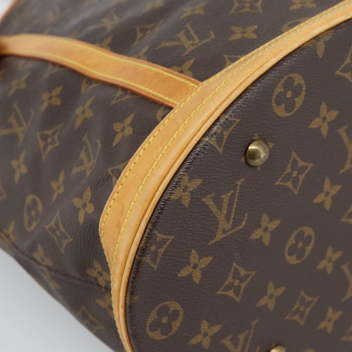 LOUIS VUITTON Monogram Bucket GM Shoulder Bag M42236 LV Auth hk3969
