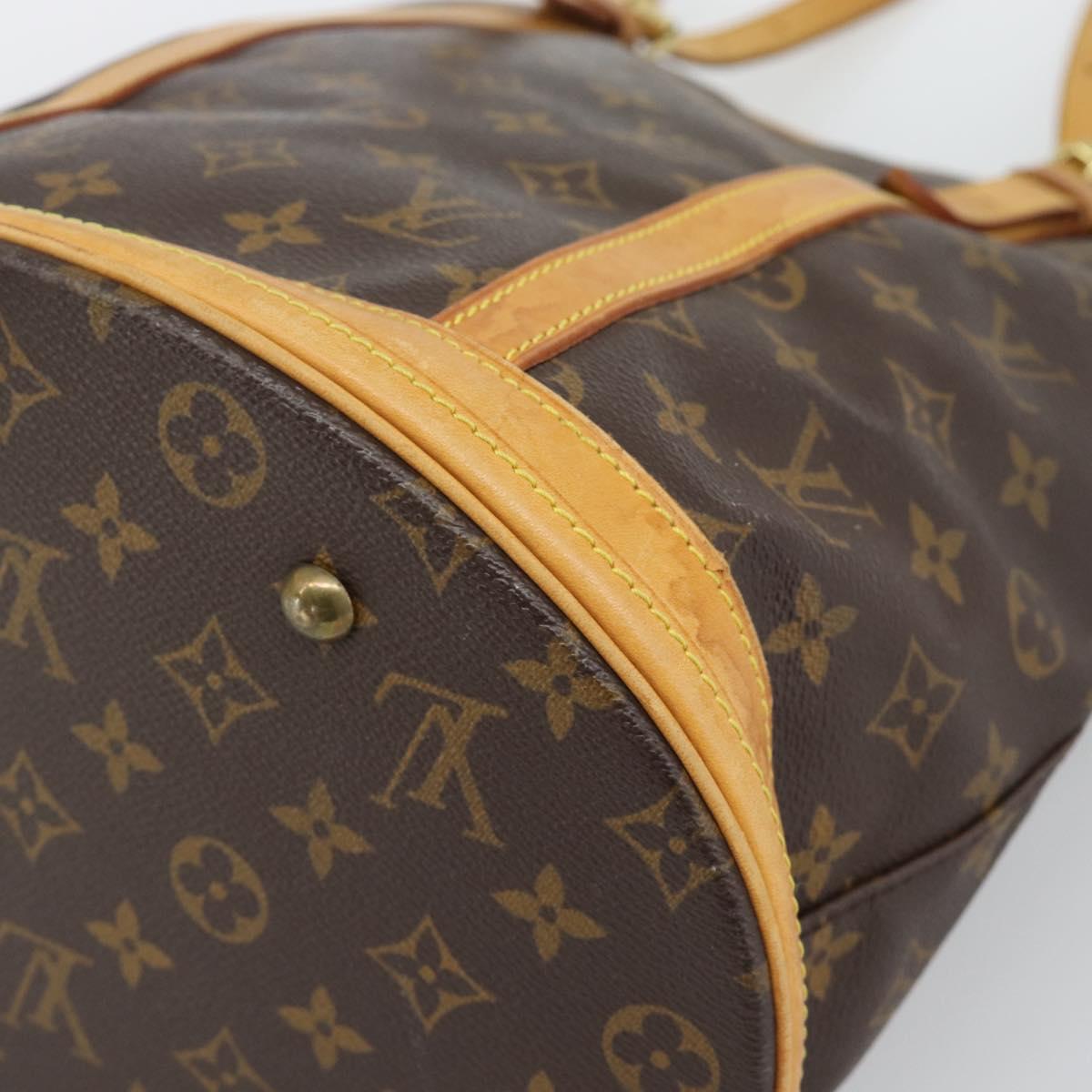 LOUIS VUITTON Monogram Bucket GM Shoulder Bag M42236 LV Auth hk3969