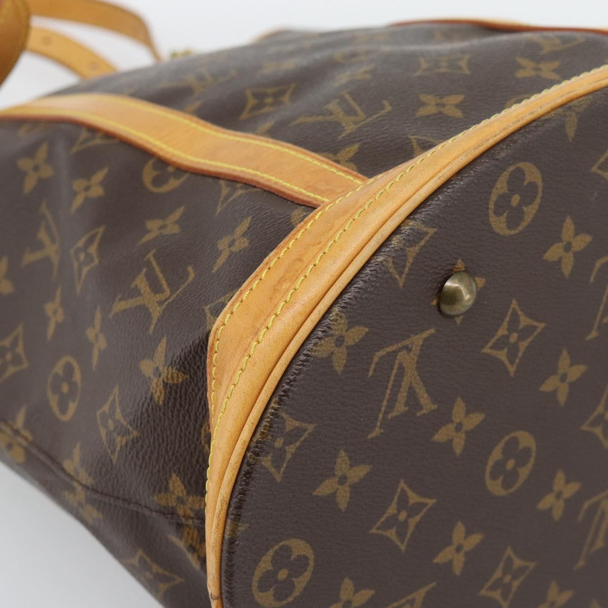 LOUIS VUITTON Monogram Bucket GM Shoulder Bag M42236 LV Auth hk3969