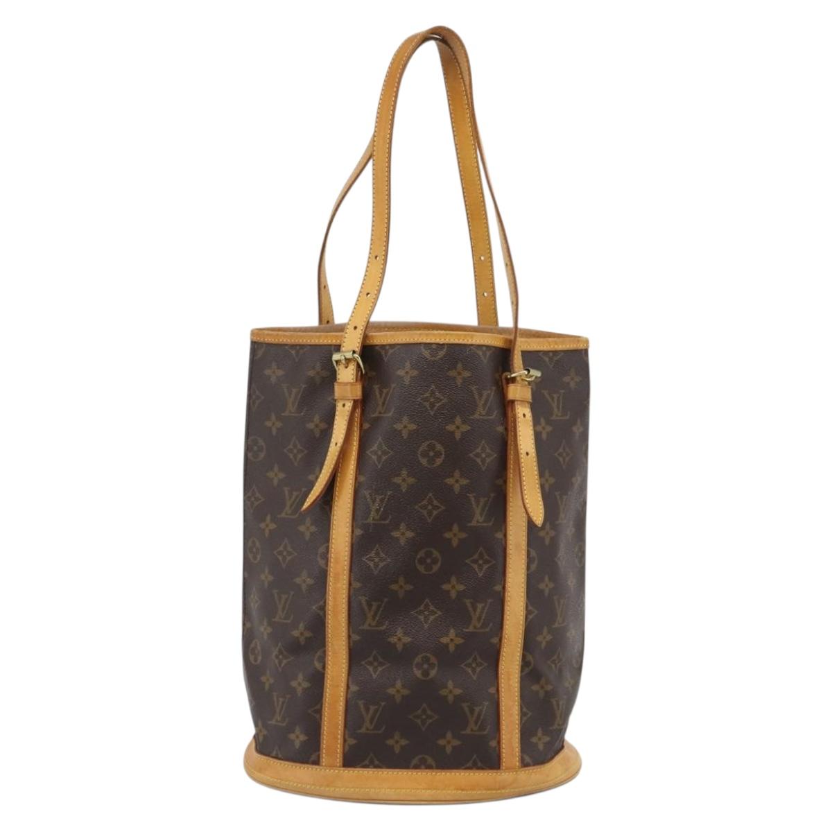 LOUIS VUITTON Monogram Bucket GM Shoulder Bag M42236 LV Auth hk3969