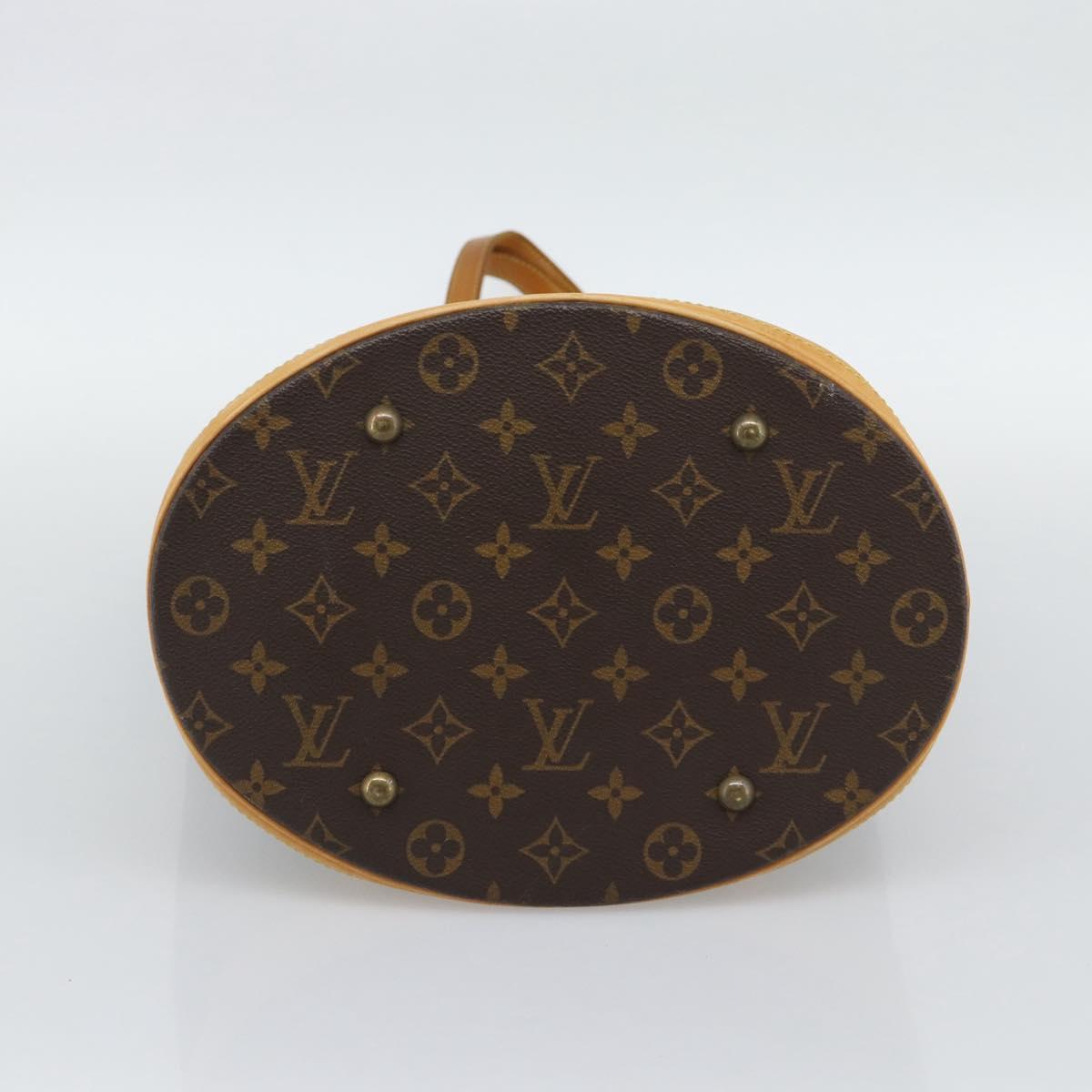 LOUIS VUITTON Monogram Bucket GM Shoulder Bag M42236 LV Auth hk3969