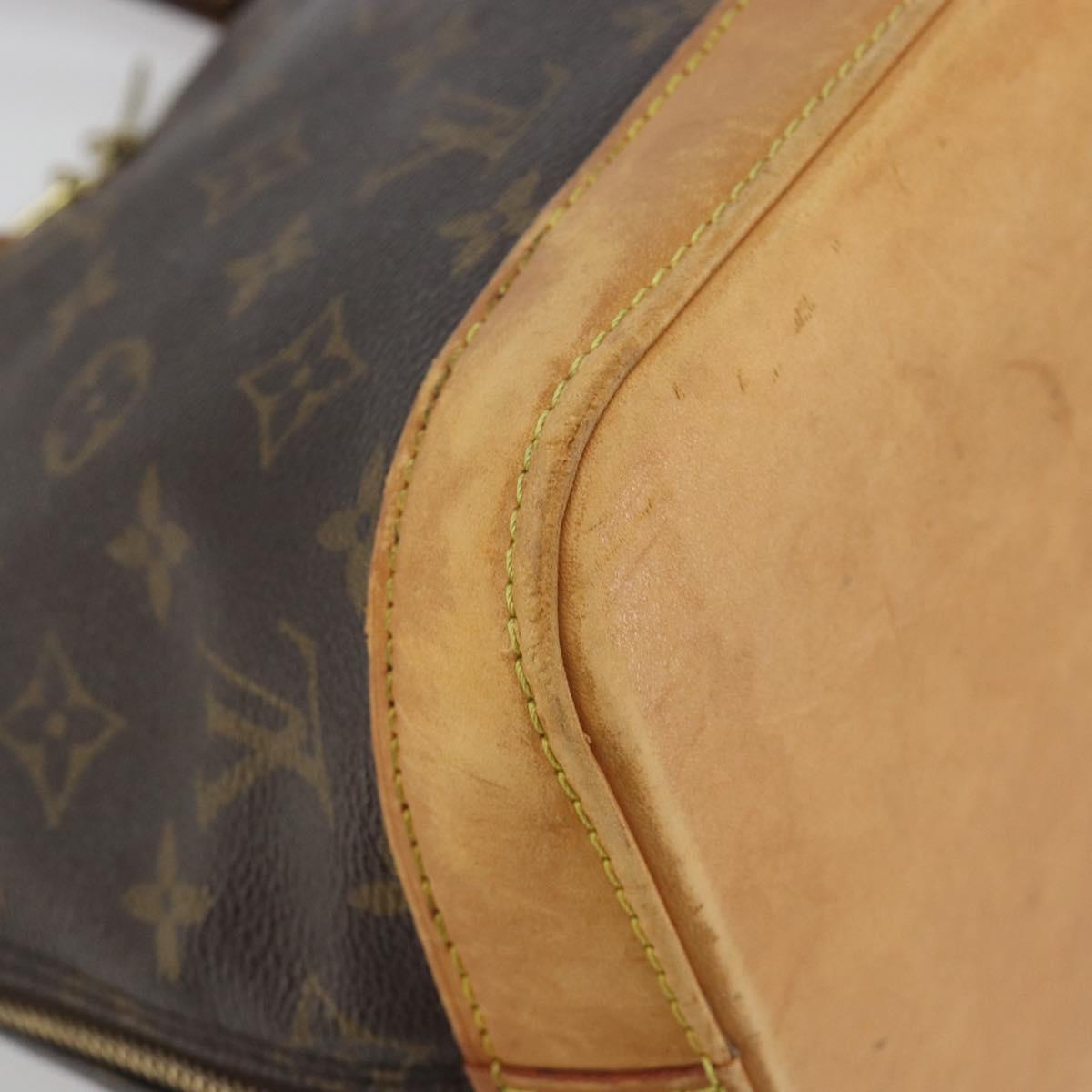 LOUIS VUITTON Monogram Alma Hand Bag M51130 LV Auth hk3970