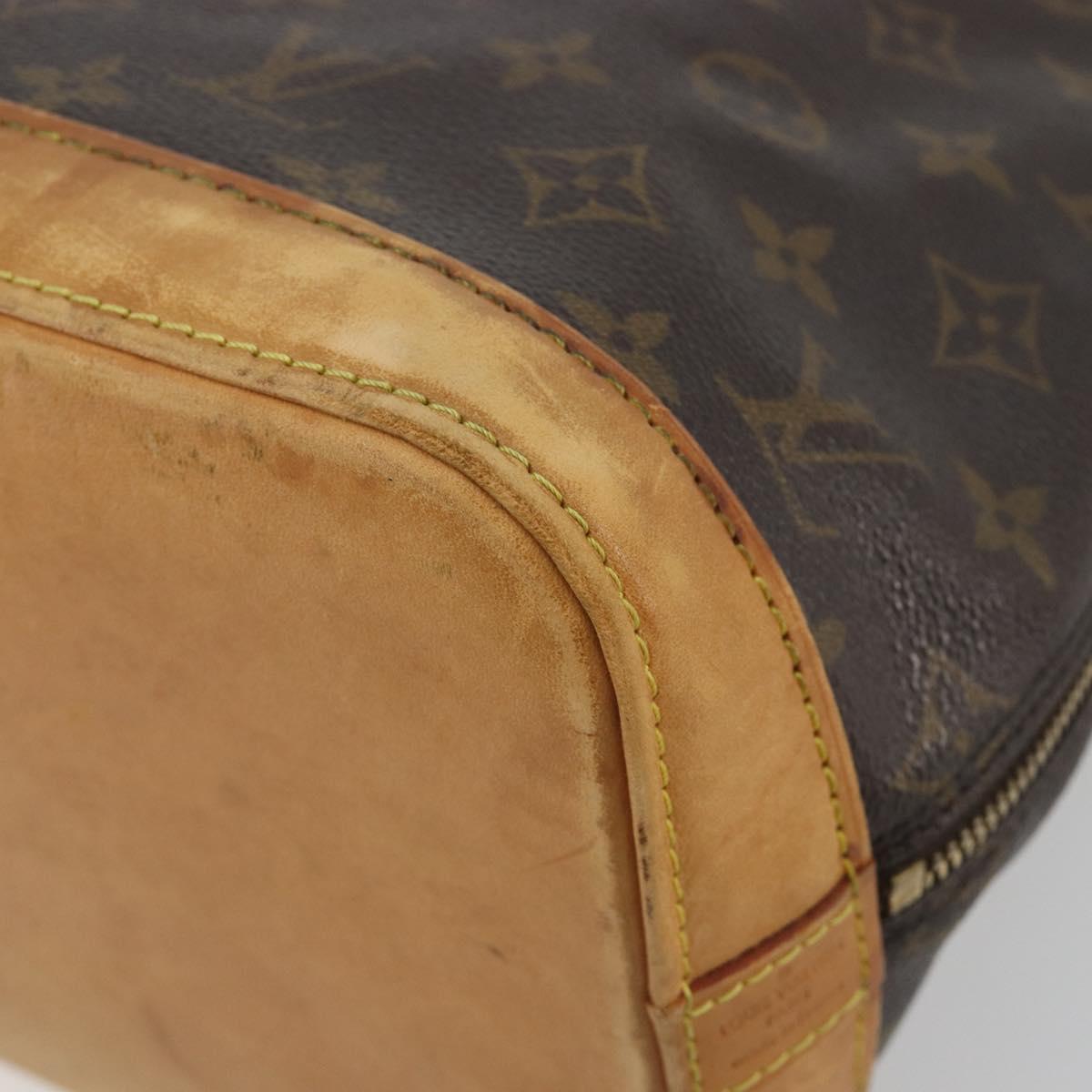 LOUIS VUITTON Monogram Alma Hand Bag M51130 LV Auth hk3970