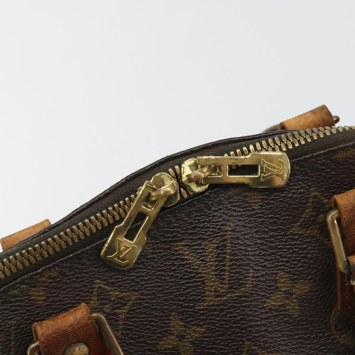 LOUIS VUITTON Monogram Alma Hand Bag M51130 LV Auth hk3970