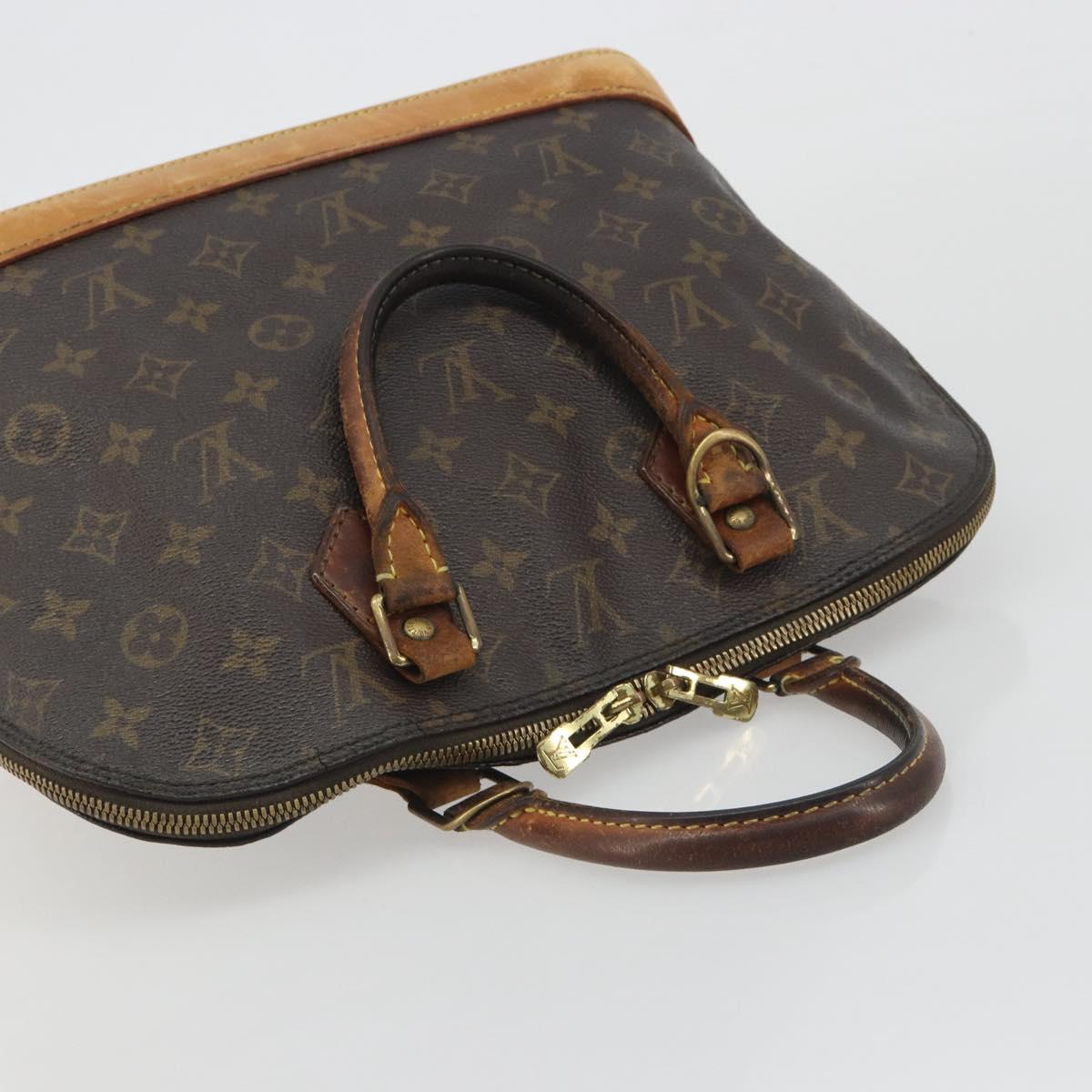 LOUIS VUITTON Monogram Alma Hand Bag M51130 LV Auth hk3970