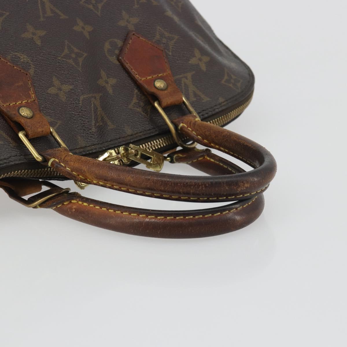 LOUIS VUITTON Monogram Alma Hand Bag M51130 LV Auth hk3970