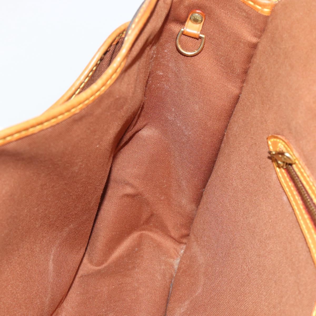 LOUIS VUITTON Monogram Gibeciere GM Shoulder Bag M42246 LV Auth hk3975