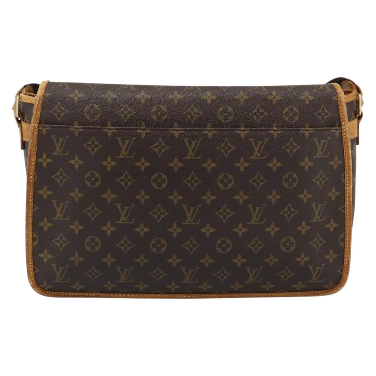 LOUIS VUITTON Monogram Gibeciere GM Shoulder Bag M42246 LV Auth hk3975