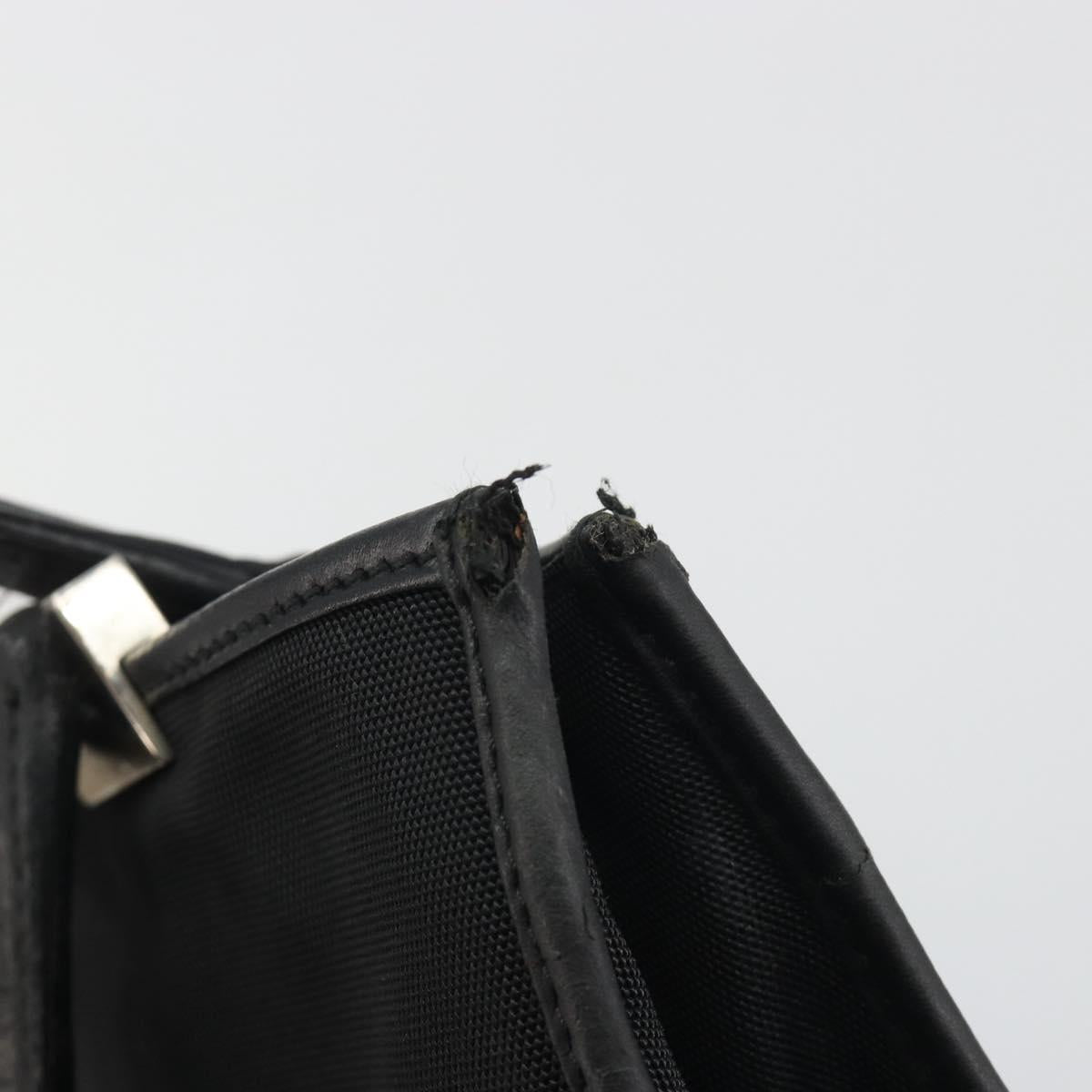 GUCCI Jackie Tote Bag Black Silver 002 1073 Auth hk3988