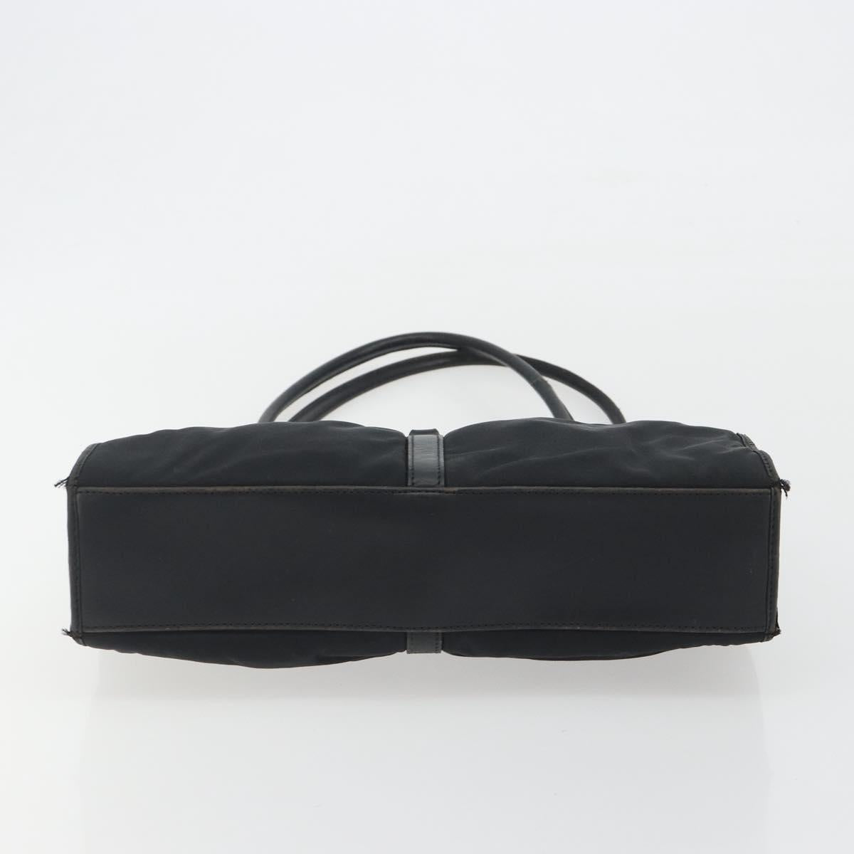 GUCCI Jackie Tote Bag Black Silver 002 1073 Auth hk3988