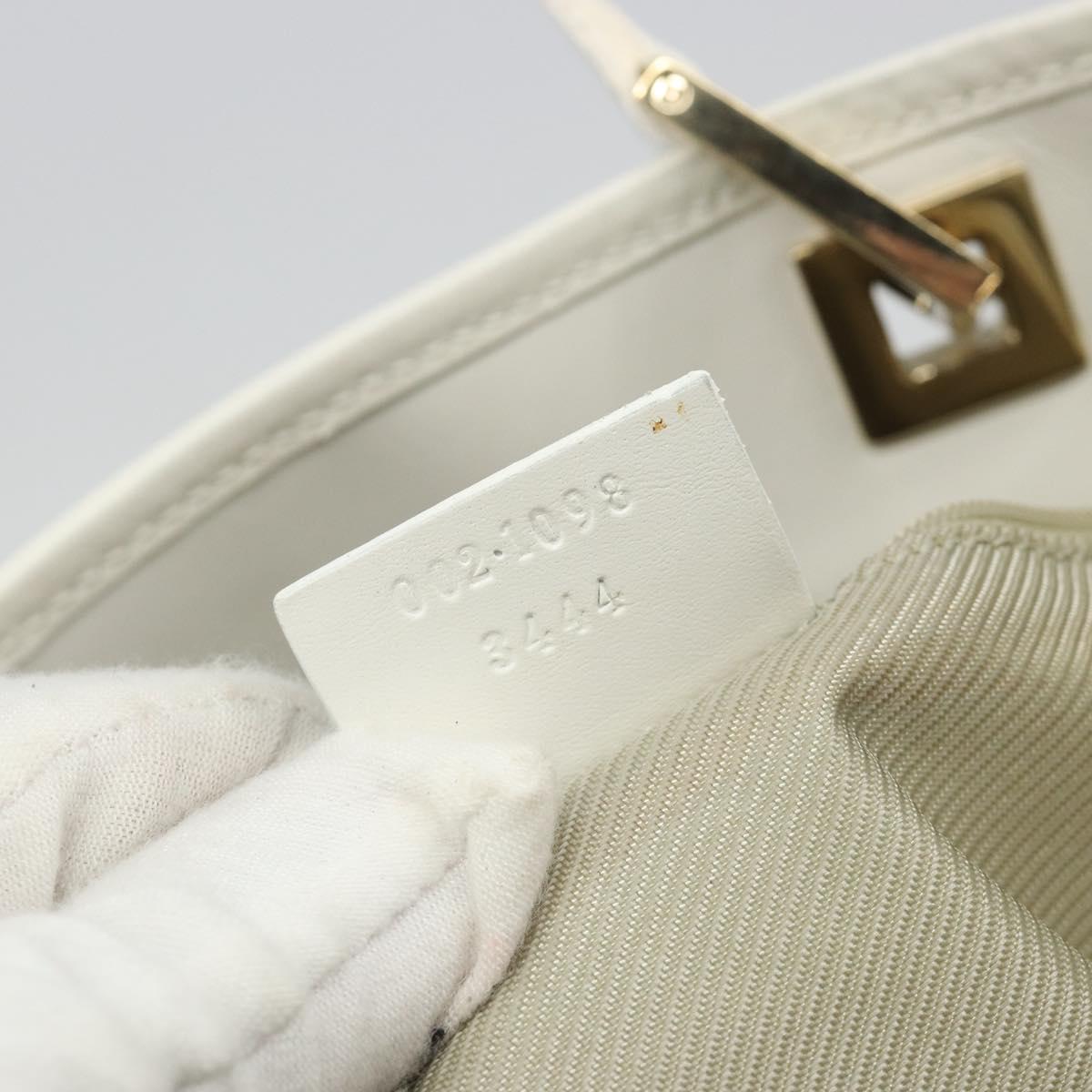 GUCCI GG Canvas Tote Bag Light Blue Gold 002 1098 Auth hk3997