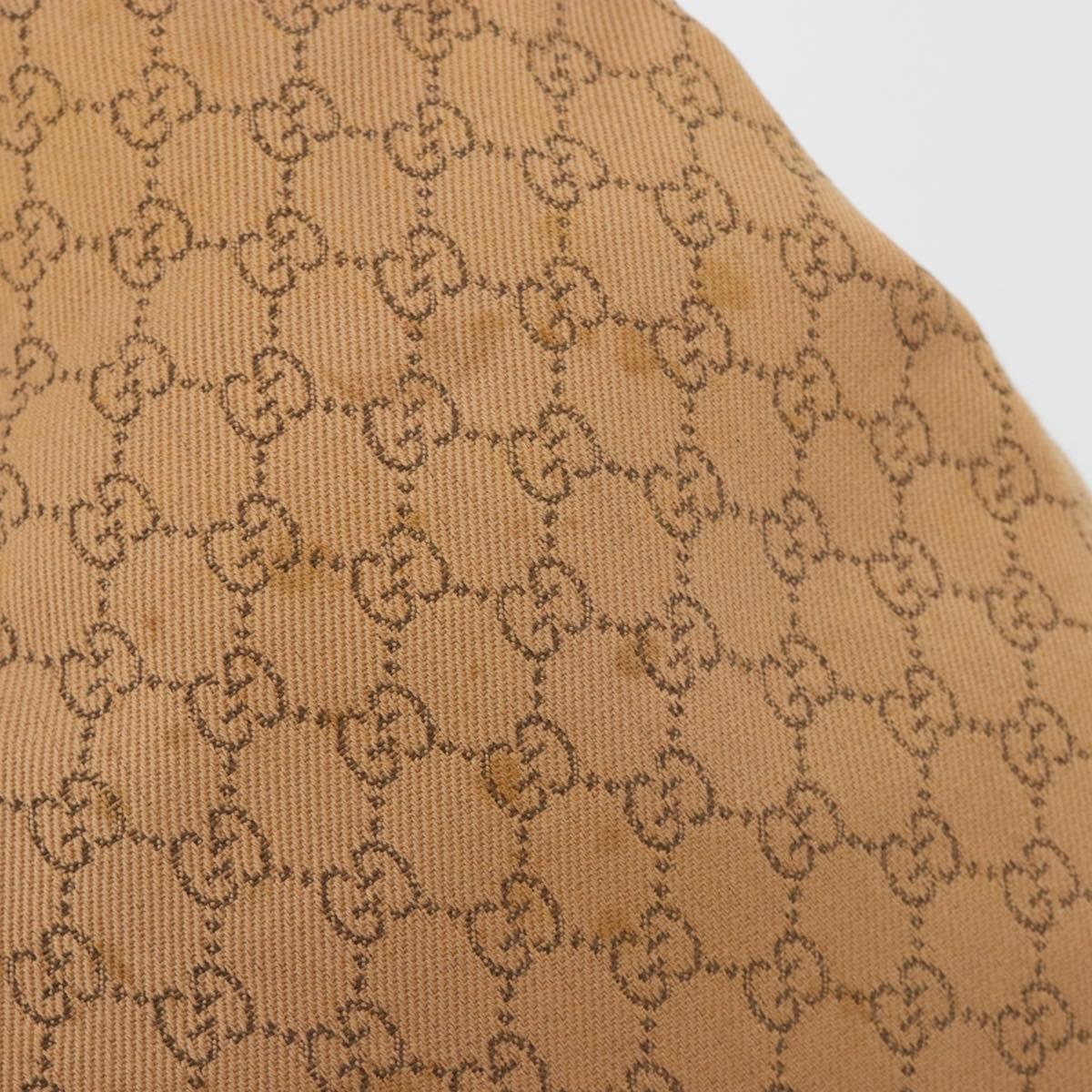 GUCCI GG Canvas Tote Bag Beige 101341 Auth hk3998