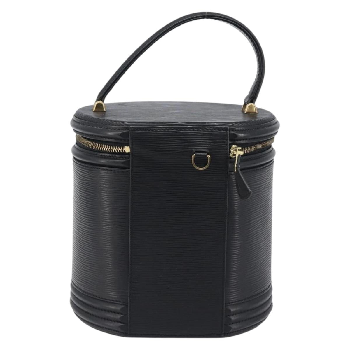 LOUIS VUITTON Epi Cannes Hand Bag Black M48032 LV Auth hk4006