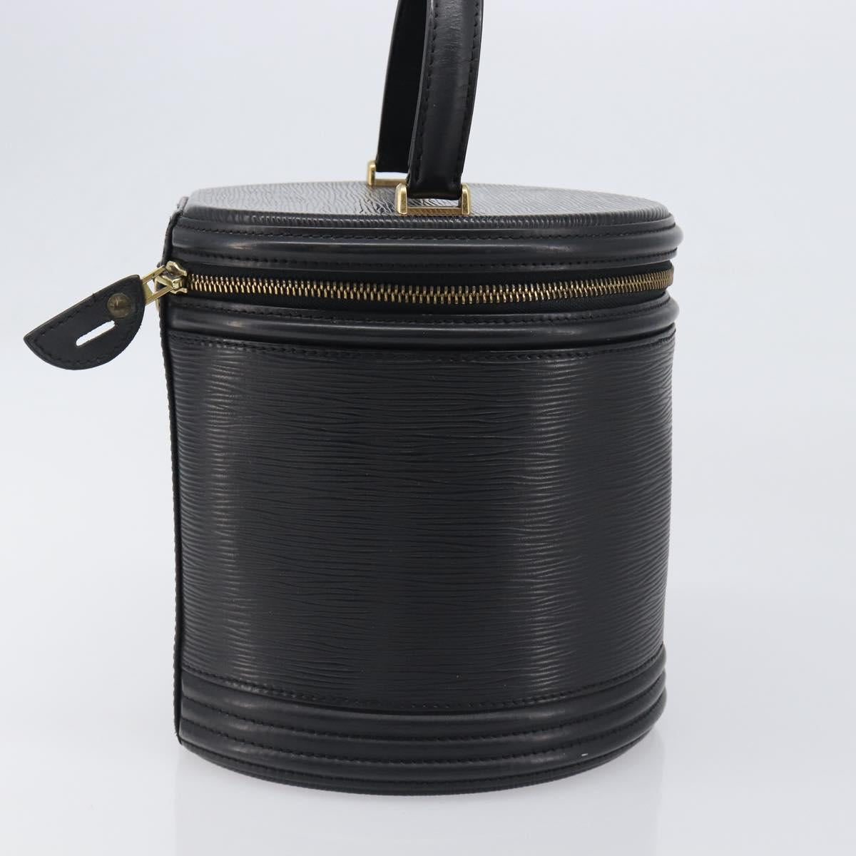 LOUIS VUITTON Epi Cannes Hand Bag Black M48032 LV Auth hk4006