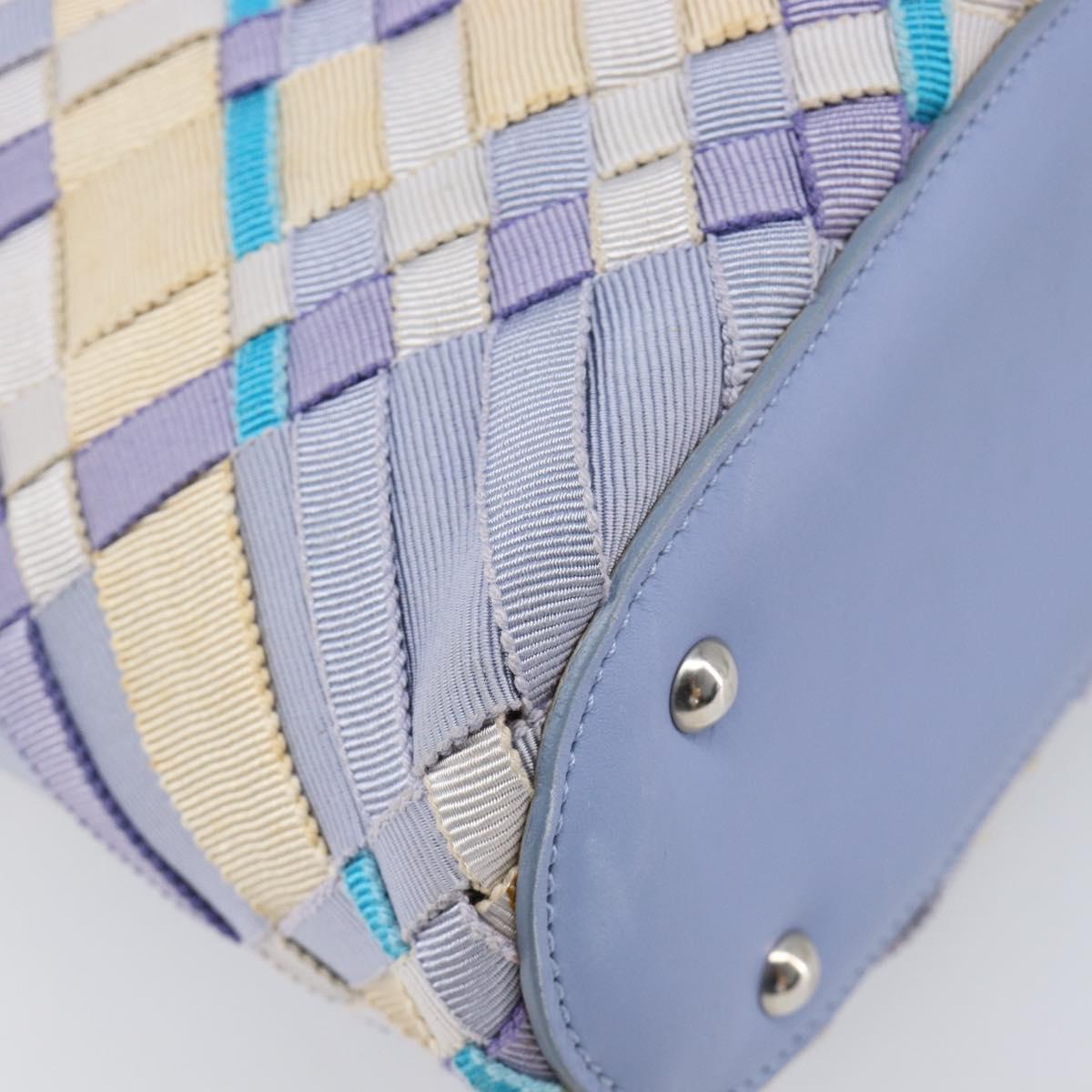 Salvatore Ferragamo Tote Bag Canvas Purple Auth hk4016