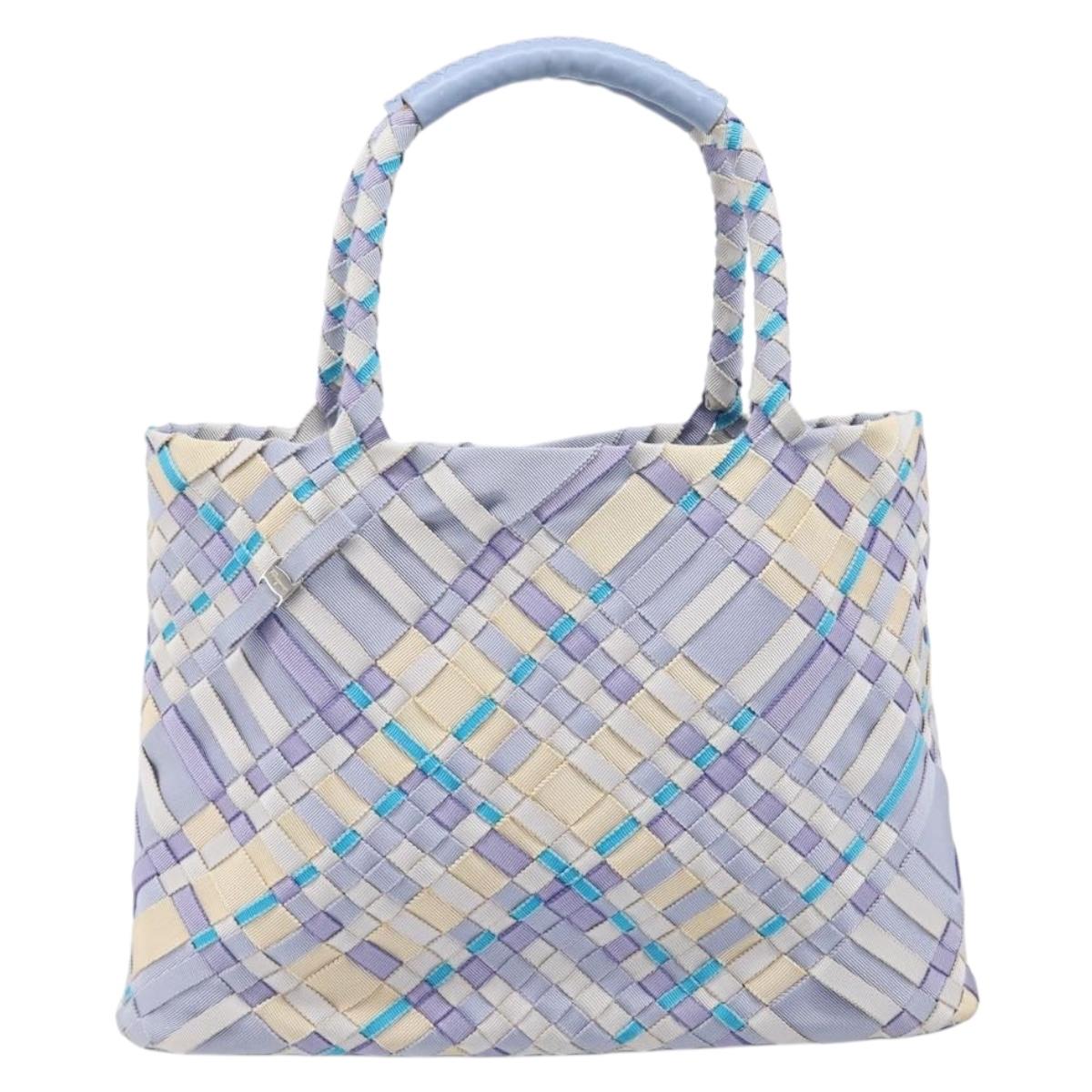 Salvatore Ferragamo Tote Bag Canvas Purple Auth hk4016