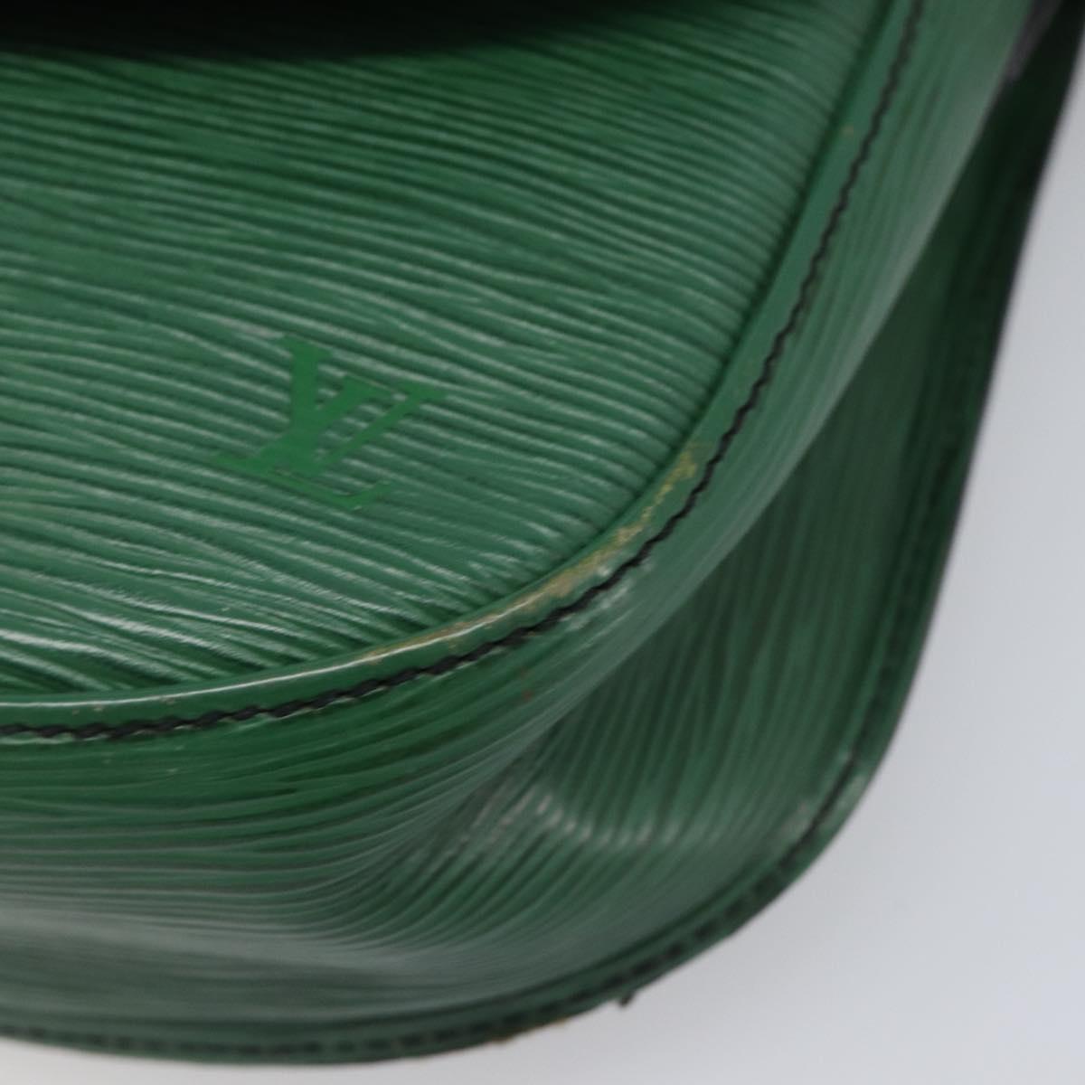 LOUIS VUITTON Epi Saint Cloud GM Shoulder Bag Green M52194 LV Auth hk4028