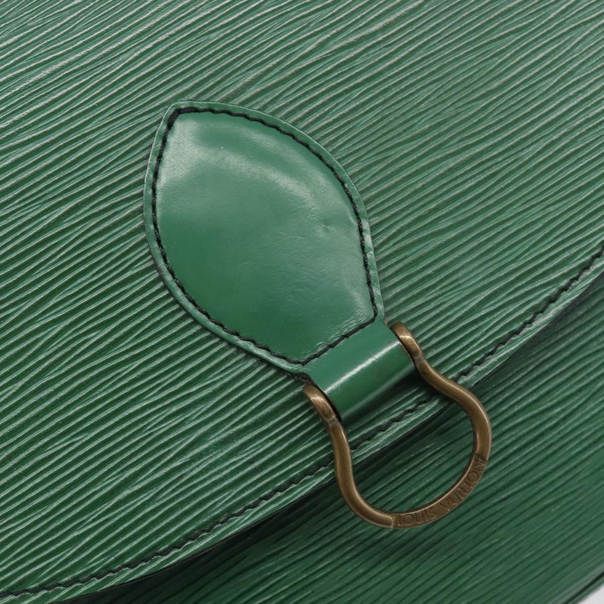 LOUIS VUITTON Epi Saint Cloud GM Shoulder Bag Green M52194 LV Auth hk4028