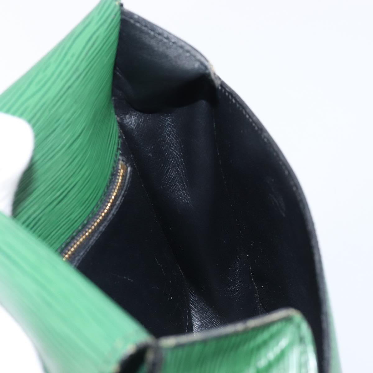 LOUIS VUITTON Epi Saint Cloud GM Shoulder Bag Green M52194 LV Auth hk4028