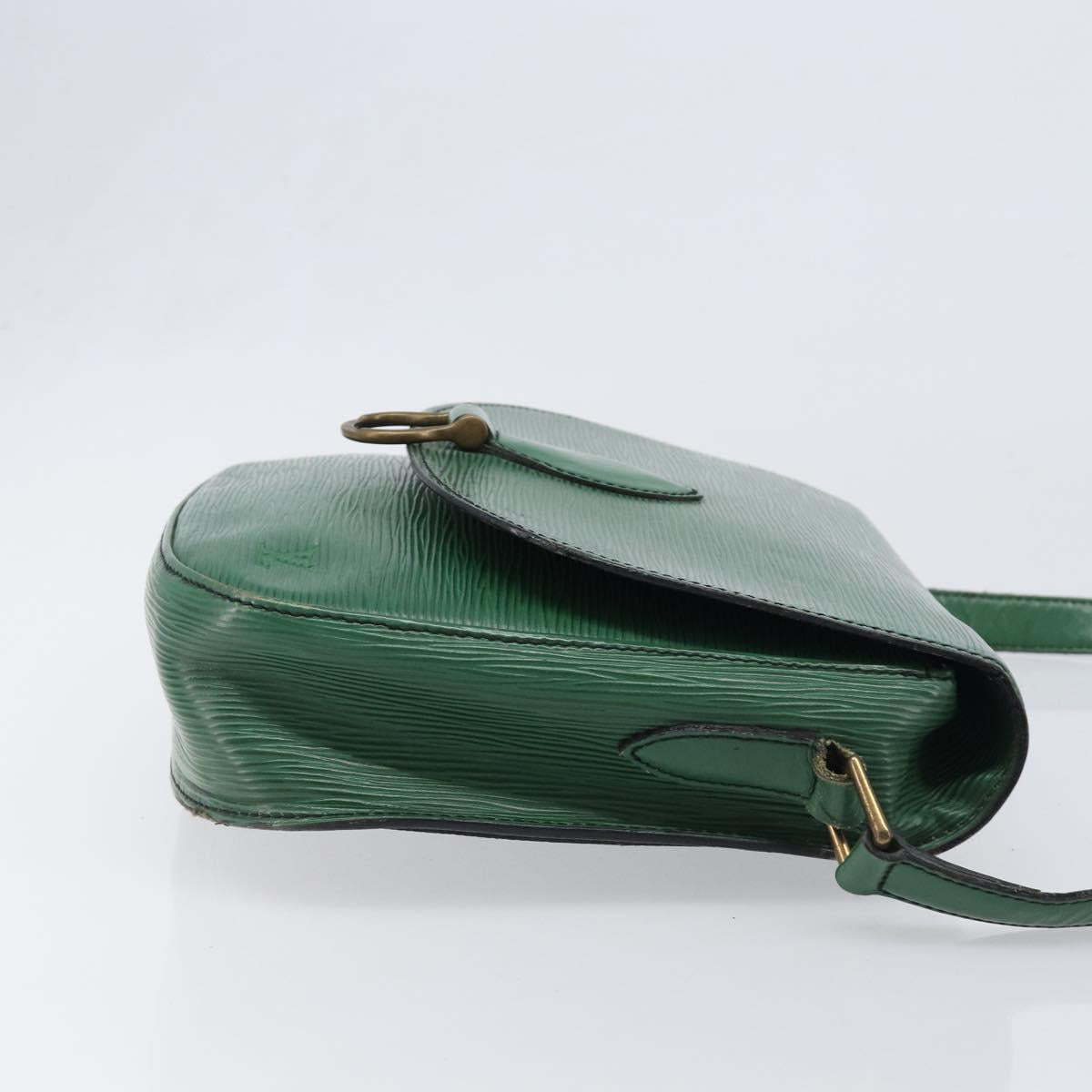 LOUIS VUITTON Epi Saint Cloud GM Shoulder Bag Green M52194 LV Auth hk4028