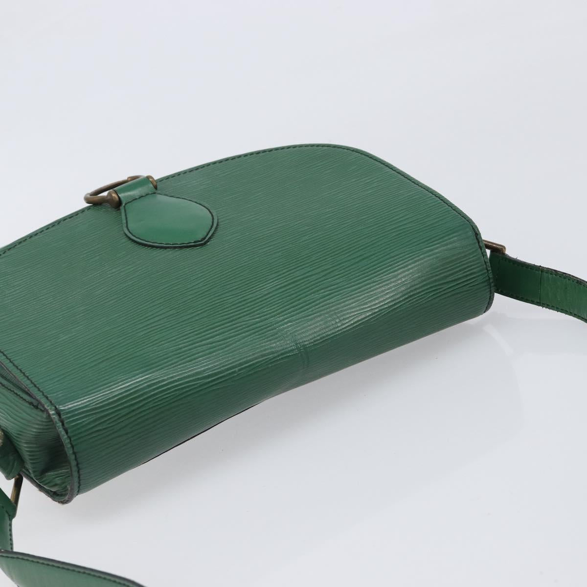 LOUIS VUITTON Epi Saint Cloud GM Shoulder Bag Green M52194 LV Auth hk4028