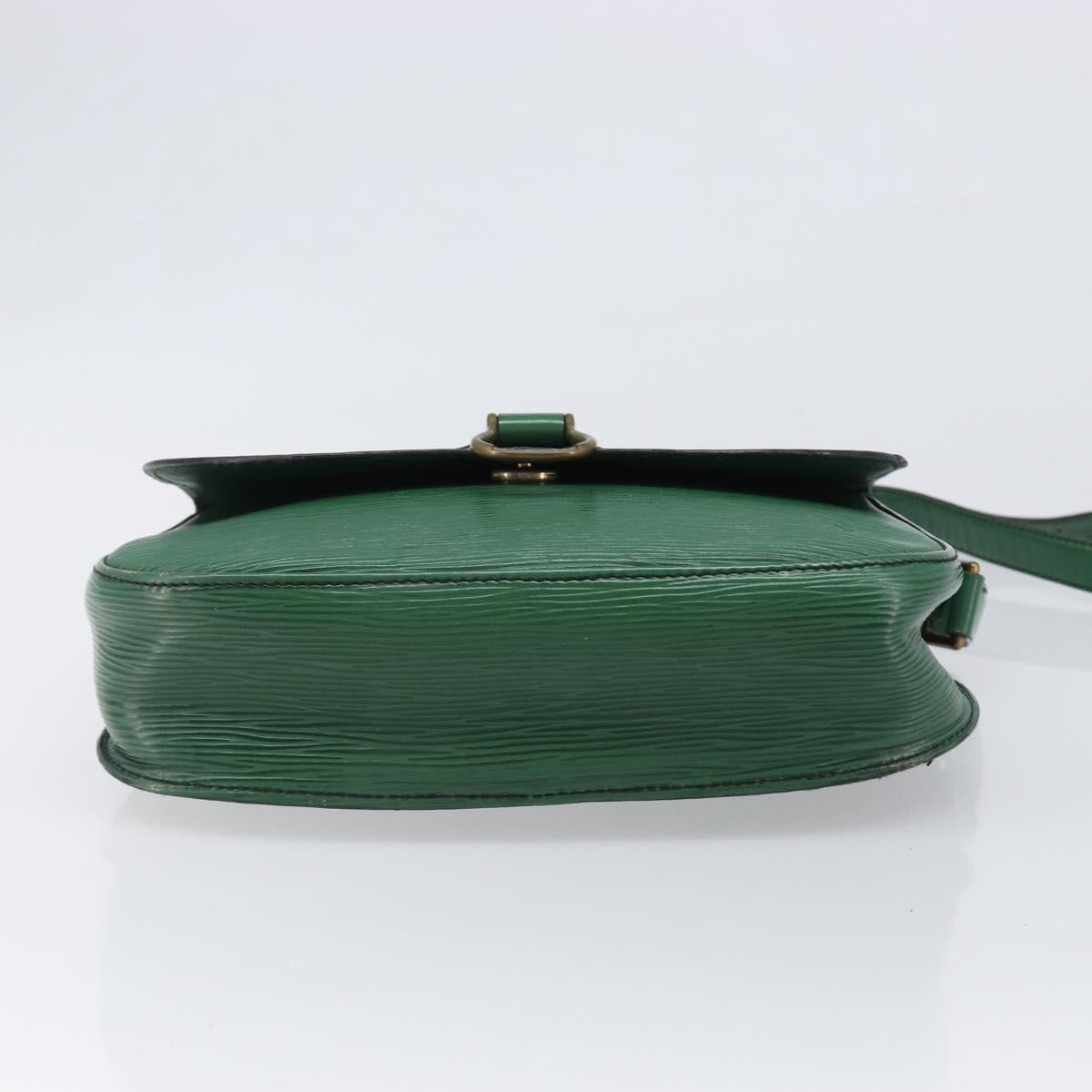 LOUIS VUITTON Epi Saint Cloud GM Shoulder Bag Green M52194 LV Auth hk4028