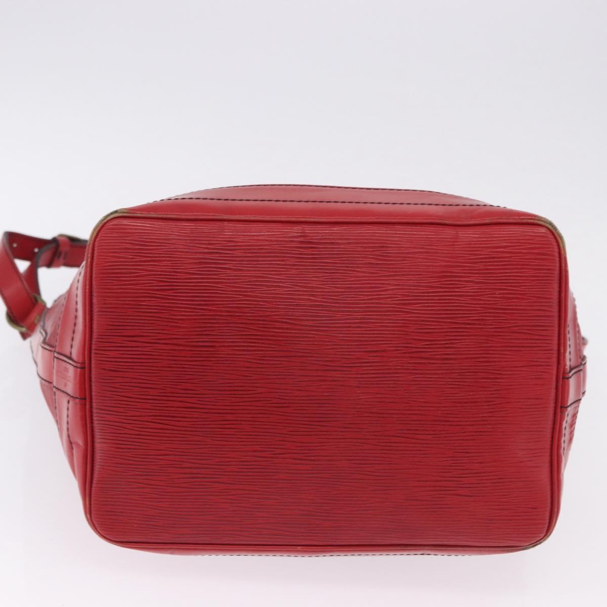 LOUIS VUITTON Epi Noe Shoulder Bag Red M44007 LV Auth hk4029