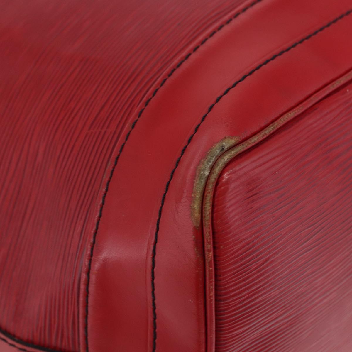 LOUIS VUITTON Epi Noe Shoulder Bag Red M44007 LV Auth hk4029