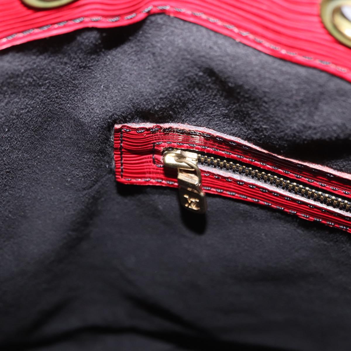 LOUIS VUITTON Epi Noe Shoulder Bag Red M44007 LV Auth hk4029