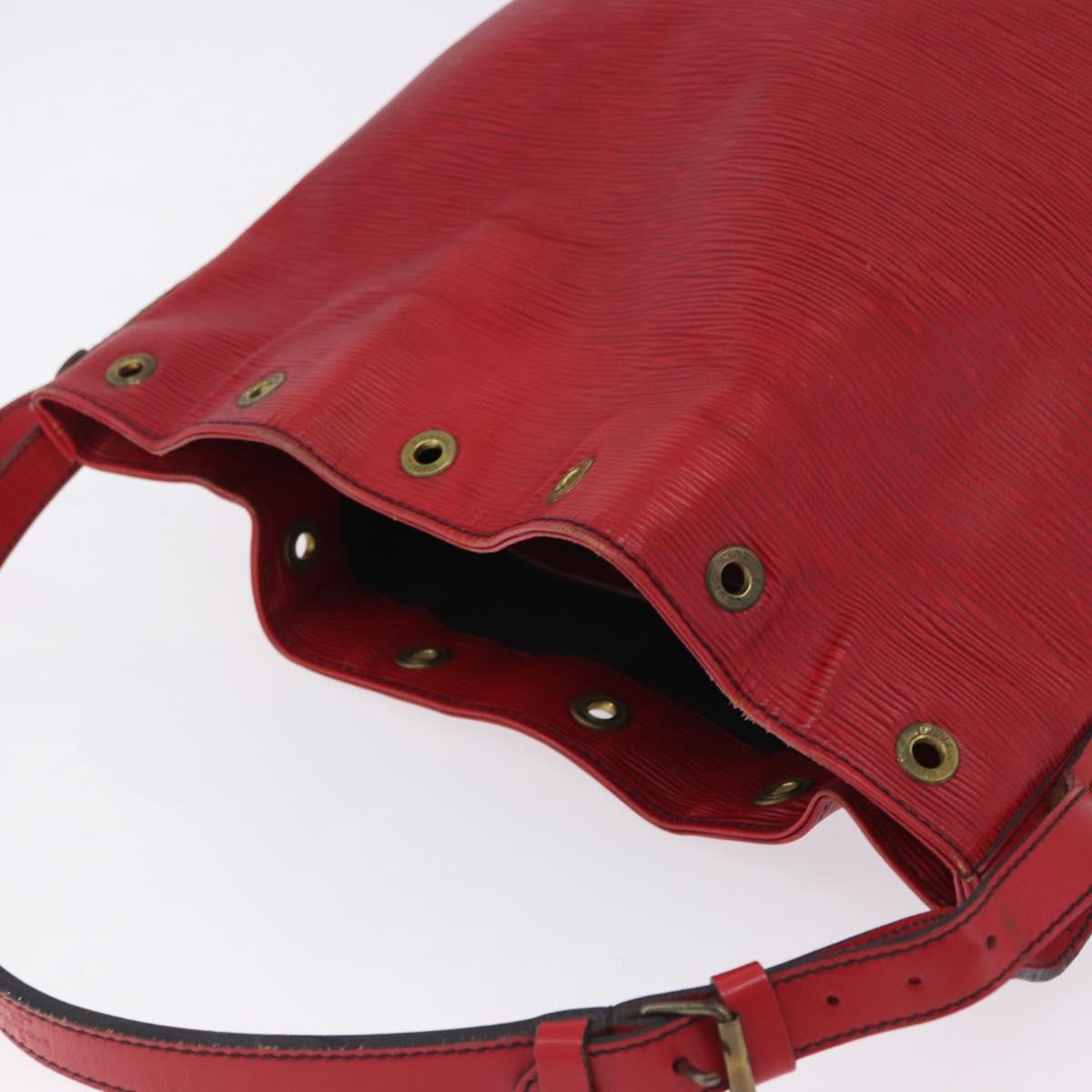 LOUIS VUITTON Epi Noe Shoulder Bag Red M44007 LV Auth hk4029