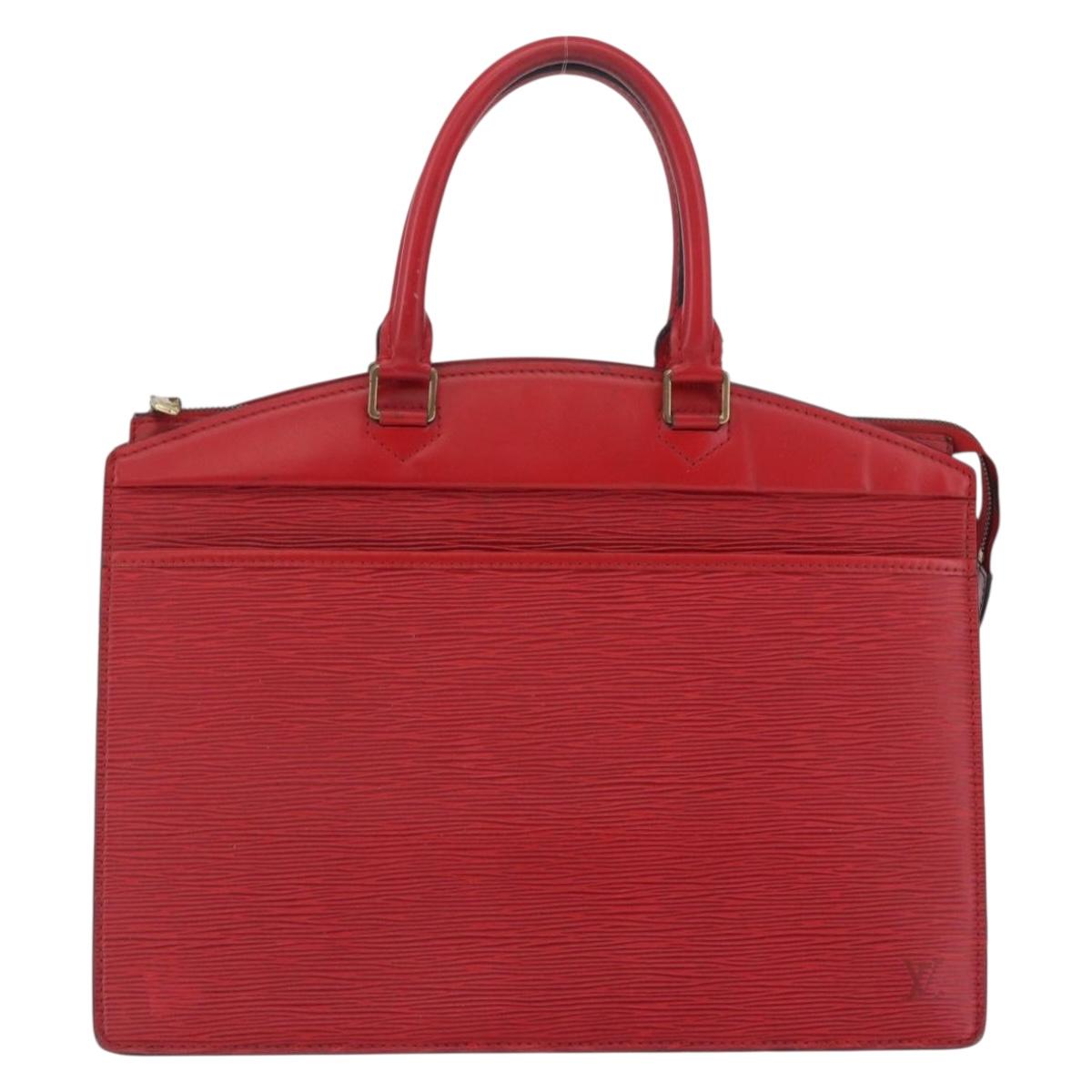 LOUIS VUITTON Epi Riviera Hand Bag Red M48187 LV Auth hk4031