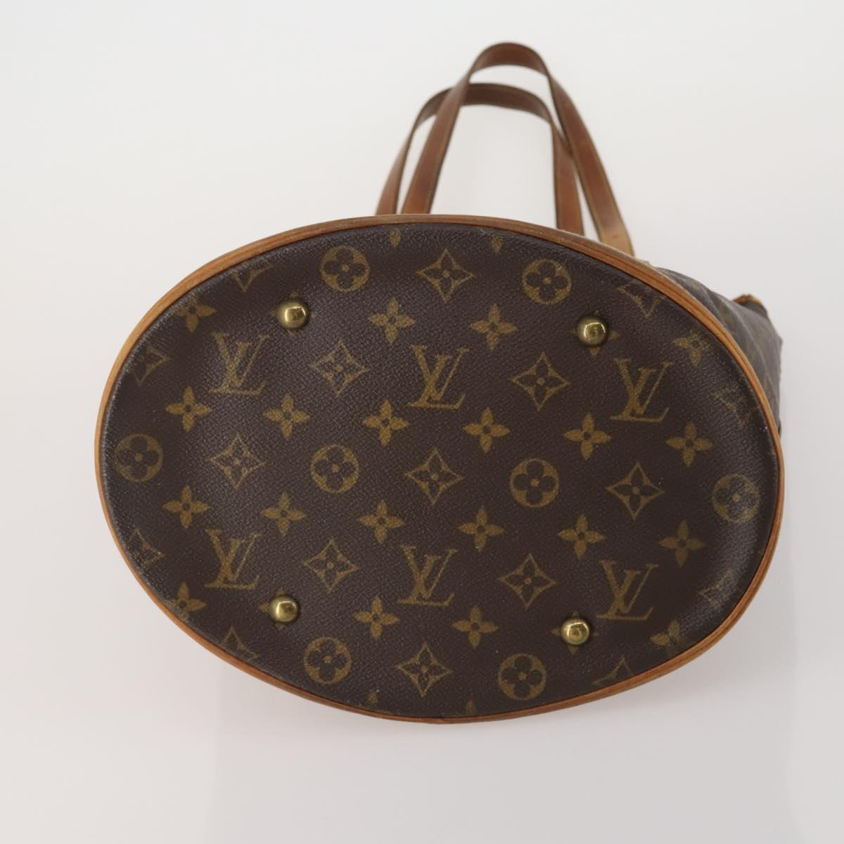 LOUIS VUITTON Monogram Bucket GM Shoulder Bag M42236 LV Auth hk4049