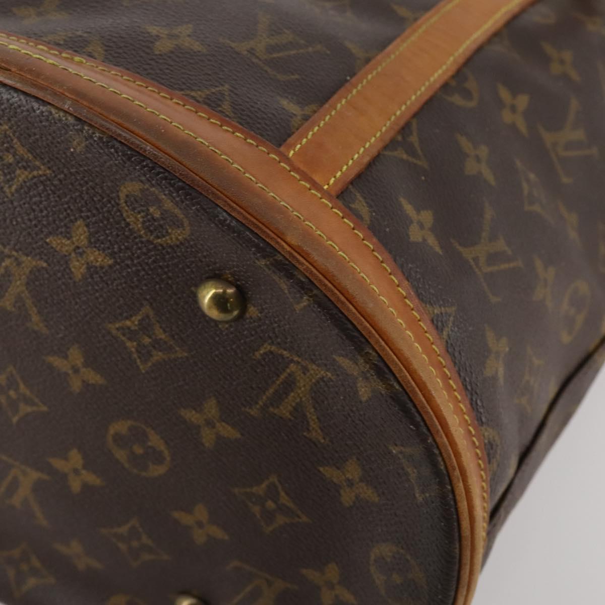 LOUIS VUITTON Monogram Bucket GM Shoulder Bag M42236 LV Auth hk4049