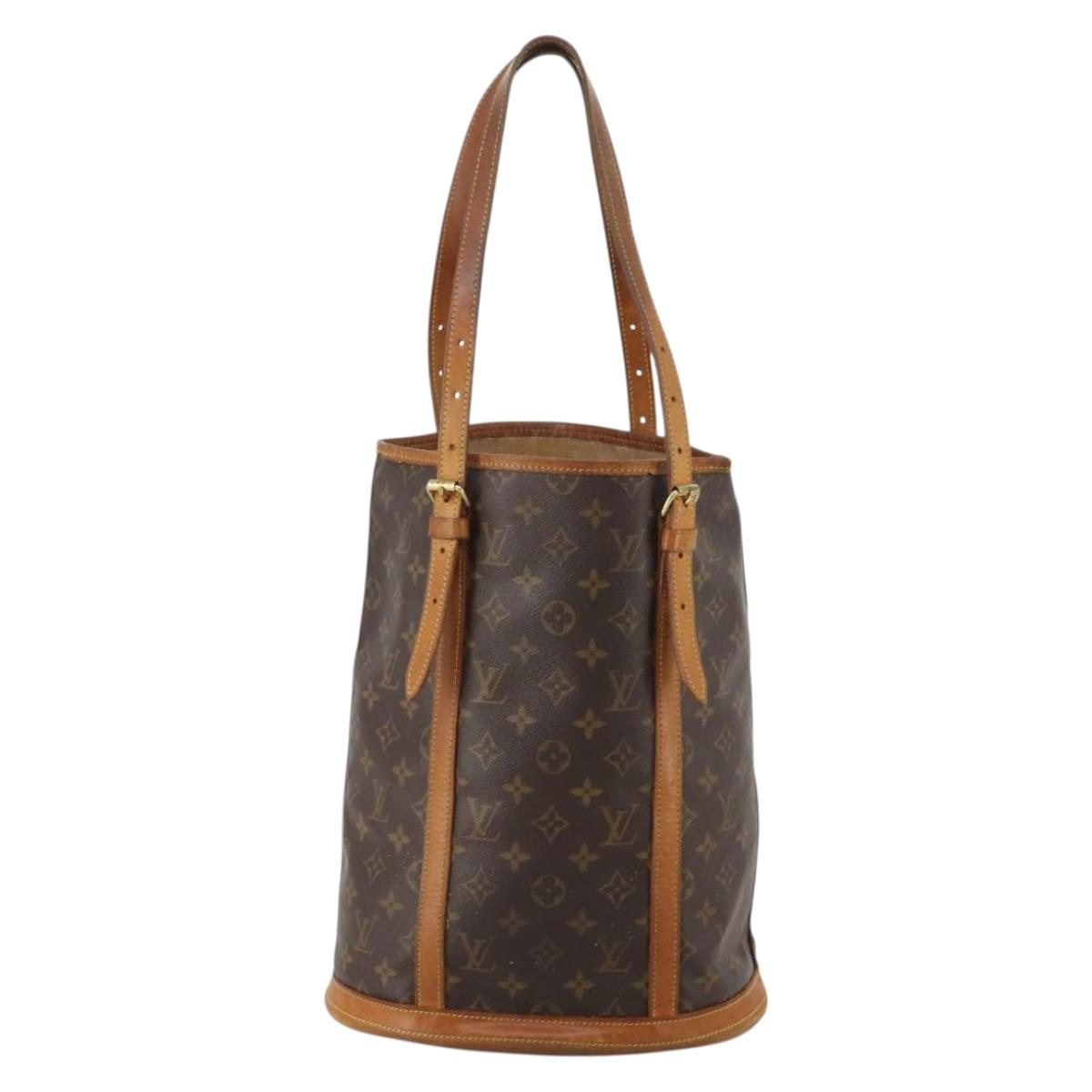 LOUIS VUITTON Monogram Bucket GM Shoulder Bag M42236 LV Auth hk4049