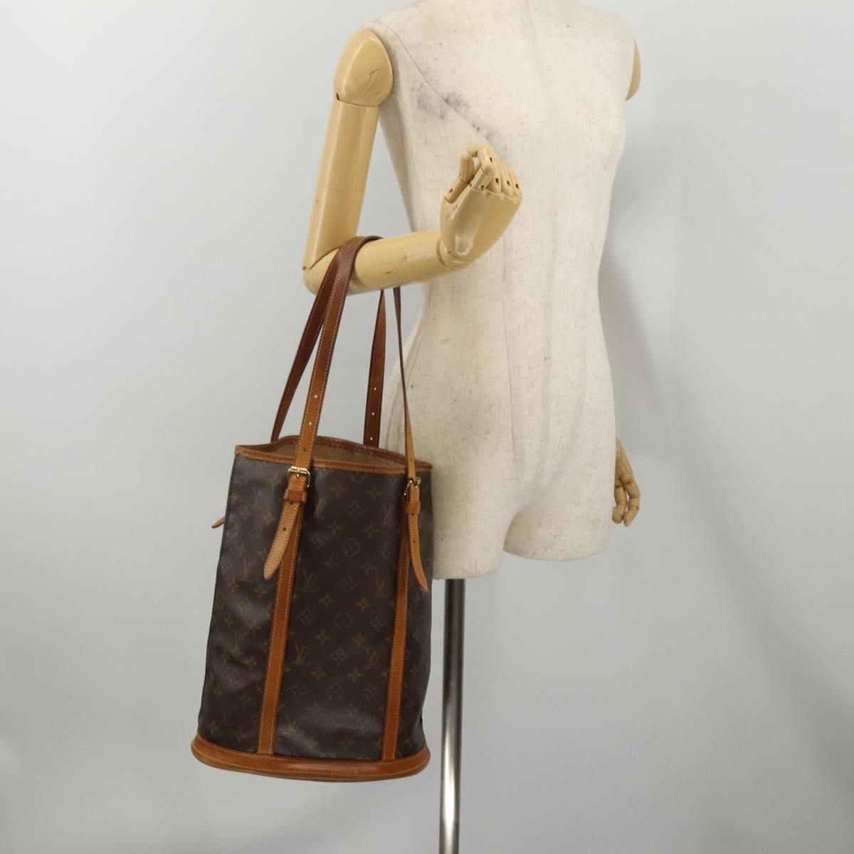 LOUIS VUITTON Monogram Bucket GM Shoulder Bag M42236 LV Auth hk4049