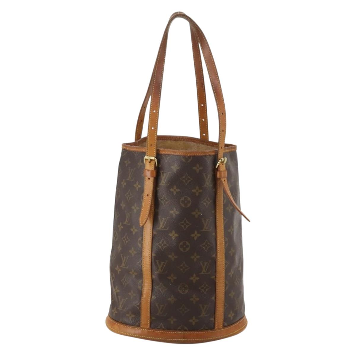 LOUIS VUITTON Monogram Bucket GM Shoulder Bag M42236 LV Auth hk4049