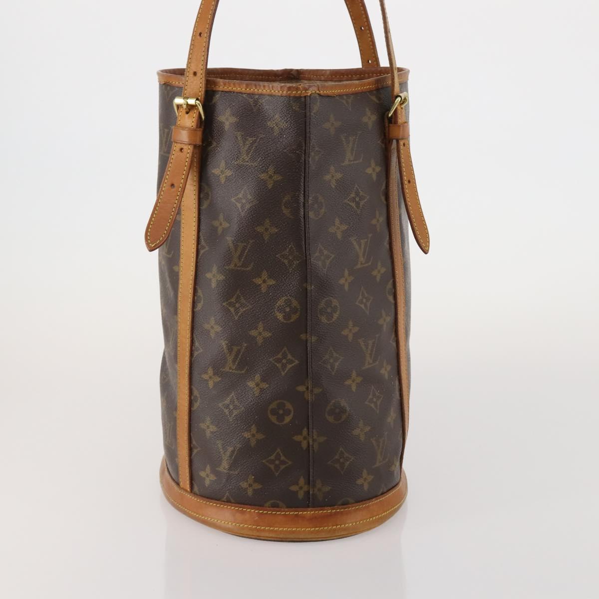 LOUIS VUITTON Monogram Bucket GM Shoulder Bag M42236 LV Auth hk4049