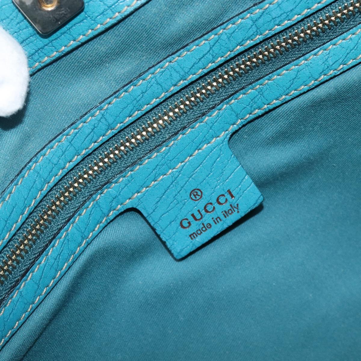 GUCCI GG Canvas Sherry Line Horsebit Tote Bag Beige Gold 137385 Auth hk4057A