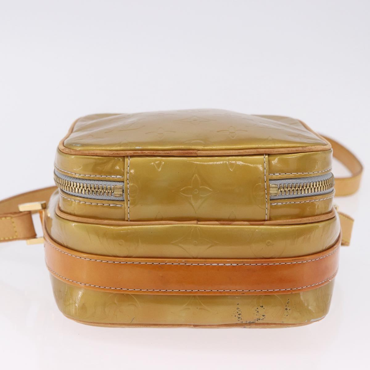 LOUIS VUITTON Monogram Vernis Wooster Shoulder Bag Gris M91036 LV Auth hk4071