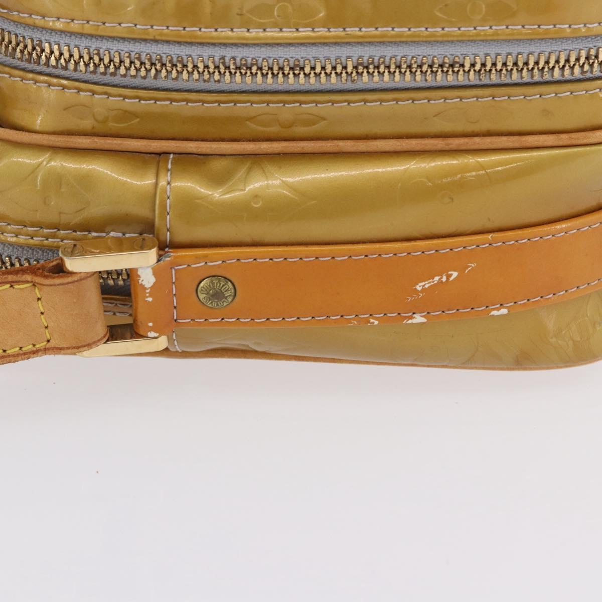 LOUIS VUITTON Monogram Vernis Wooster Shoulder Bag Gris M91036 LV Auth hk4071