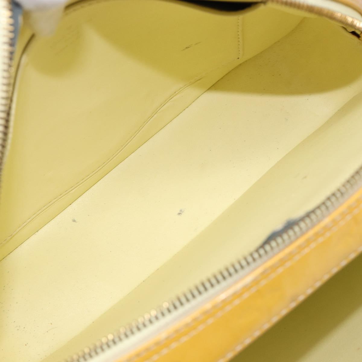 LOUIS VUITTON Monogram Vernis Marley Backpack Yellow M91040 LV Auth hk4072
